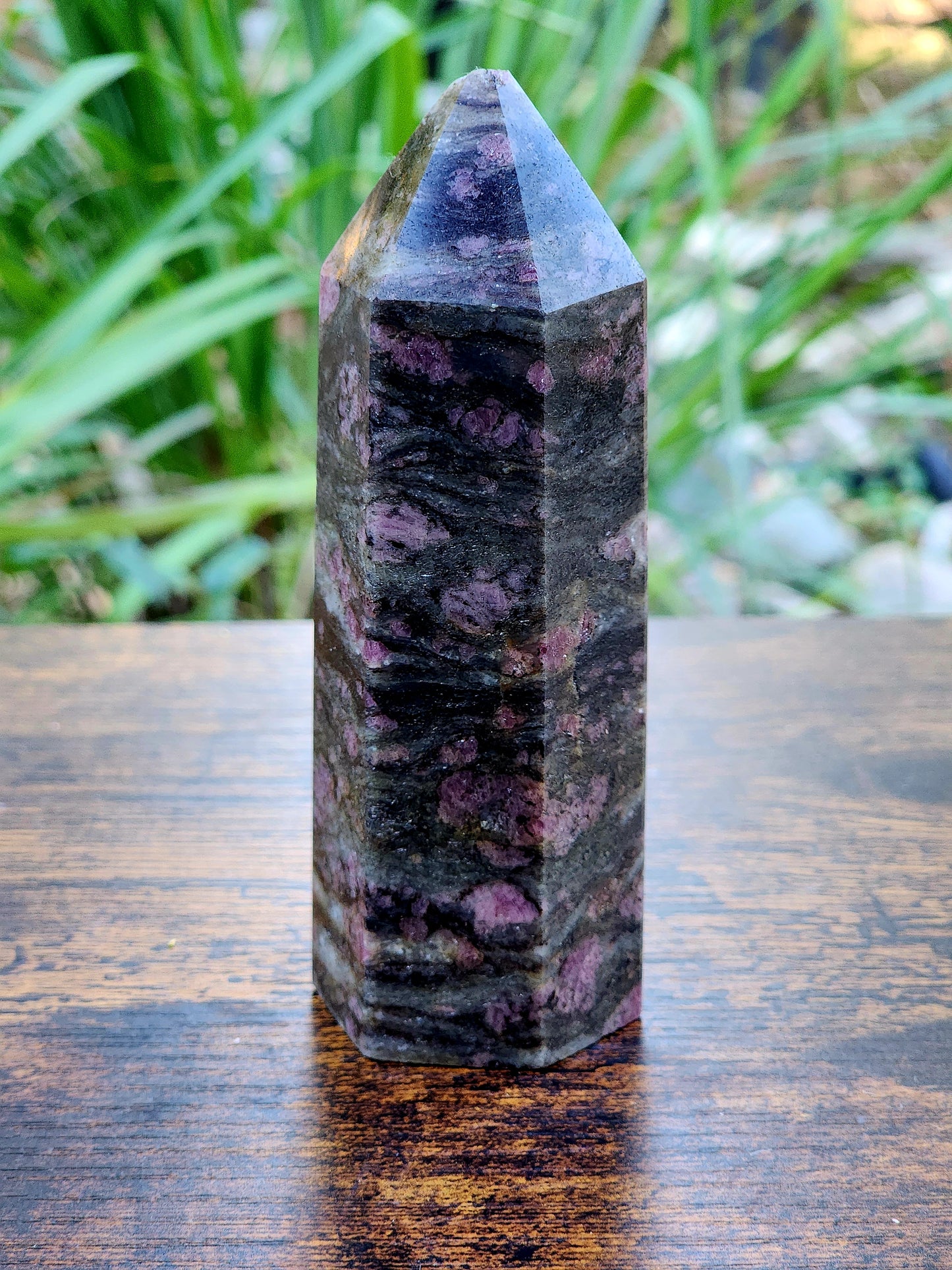 Ruby in Rhodonite Tower-XXL