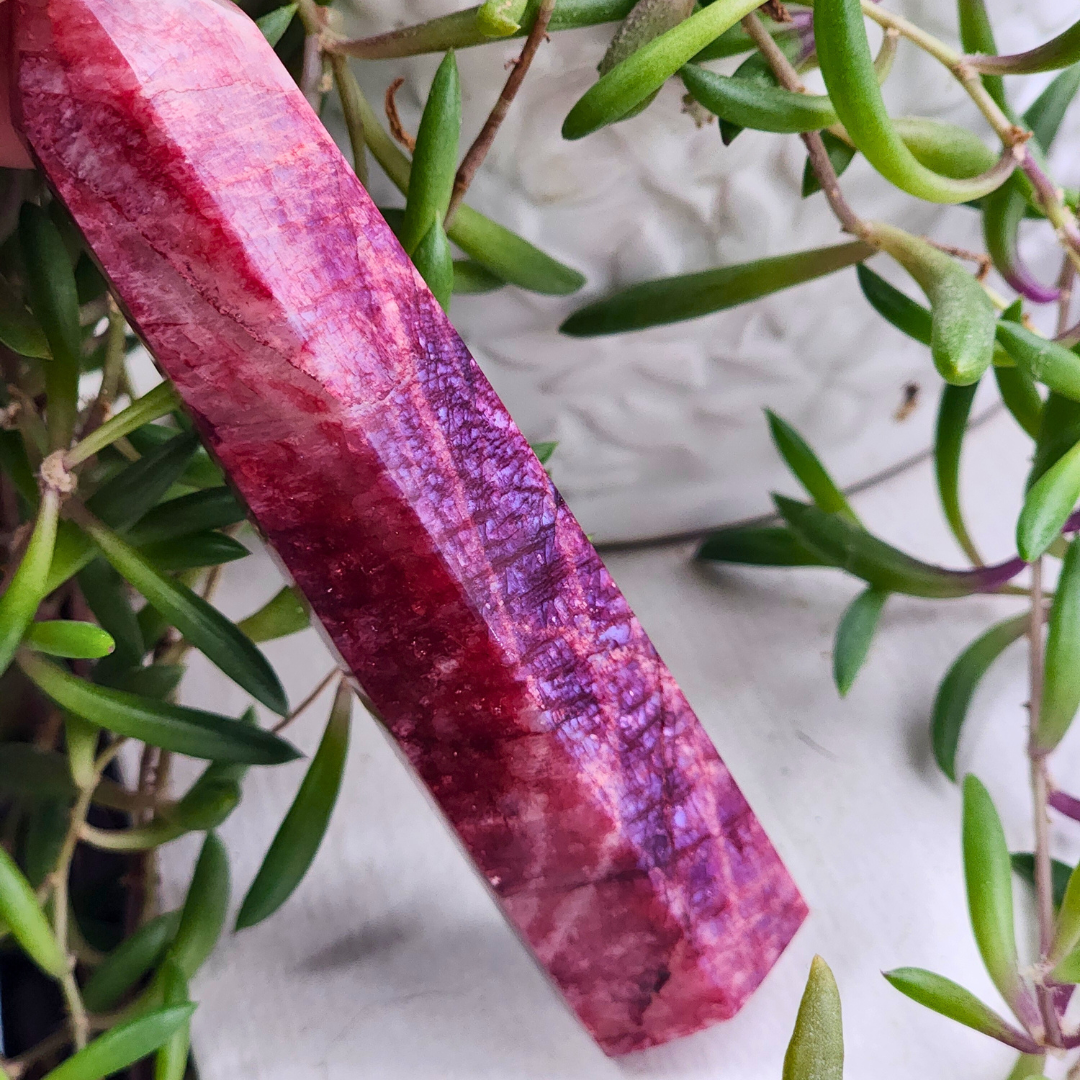 Pink Tourmaline Tower-Large