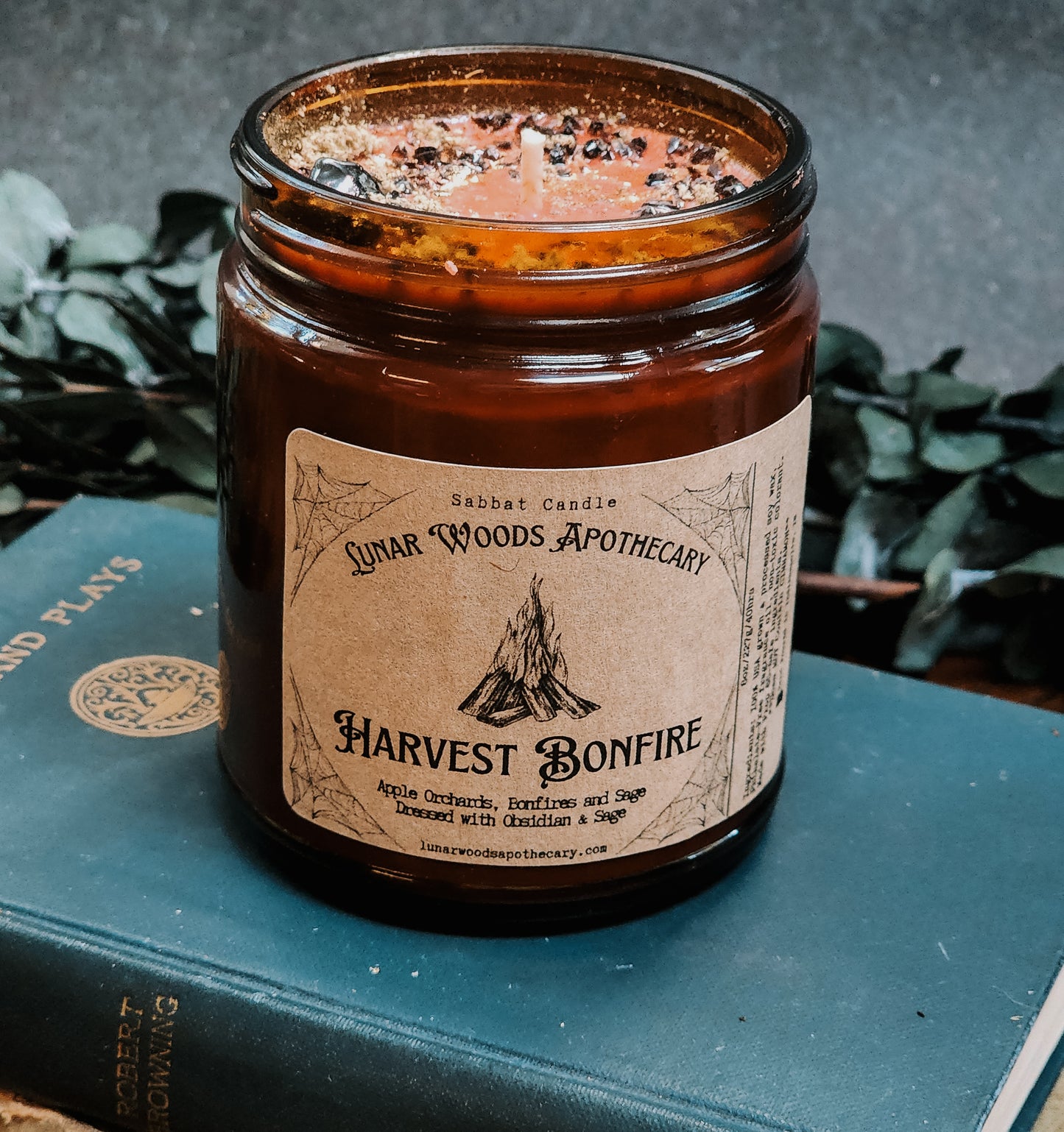 Sabbat Candle Harvest Bonfire