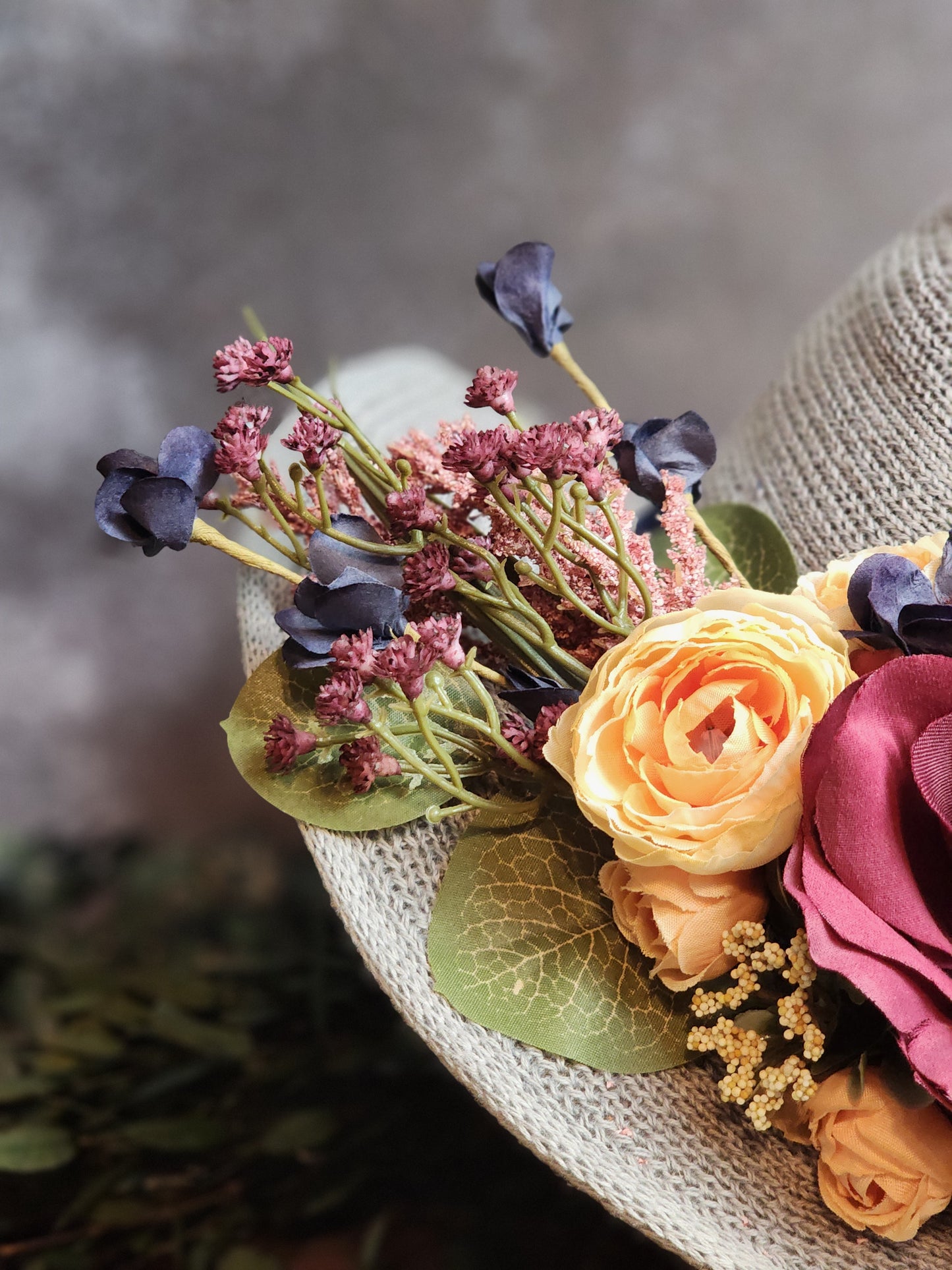 Amethyst Dreams-Handmade Witch Hat