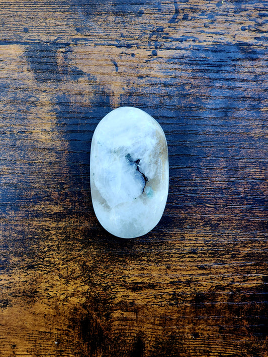 Rainbow Moonstone Palm Stone