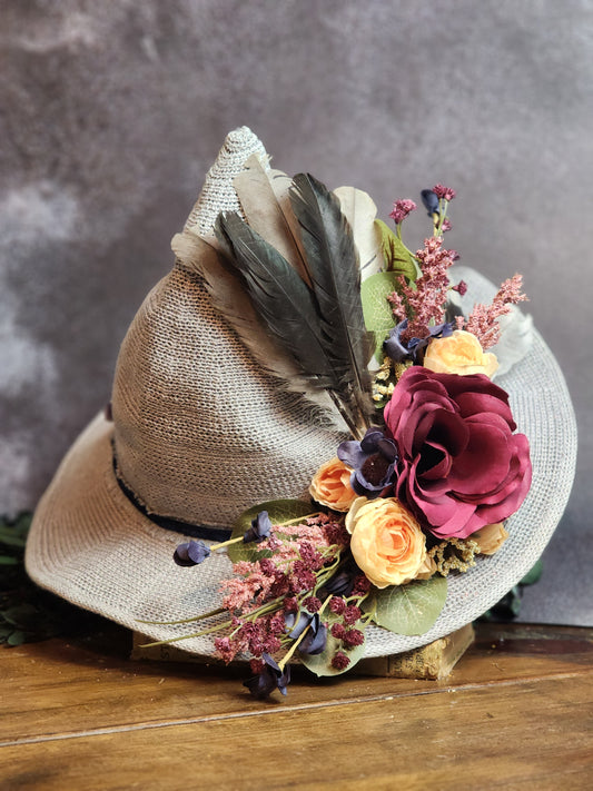 Amethyst Dreams-Handmade Witch Hat