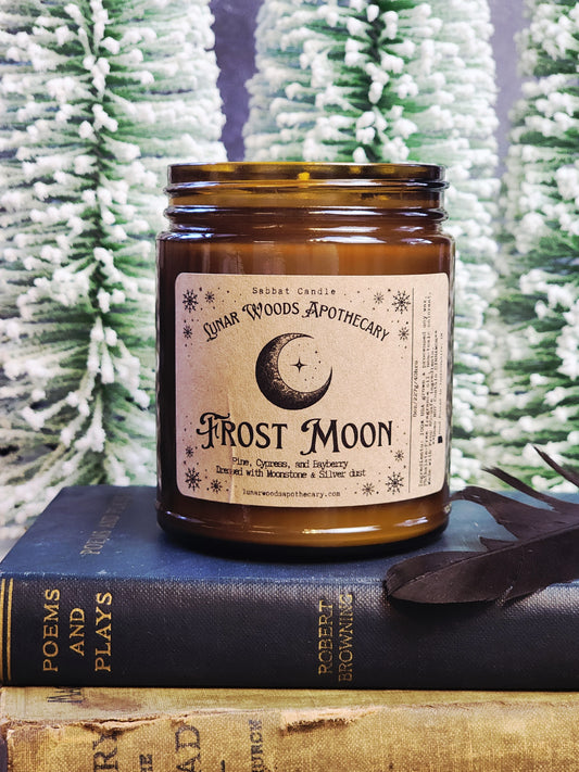 Frost Moon Sabbat Candle